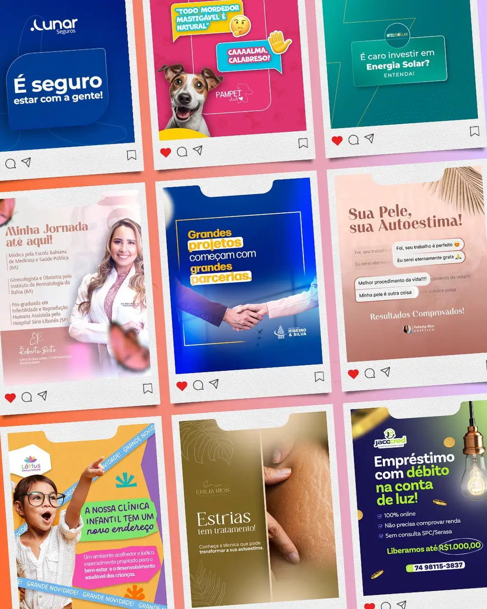 Seleção de peças para clientes de diferentes segmentos